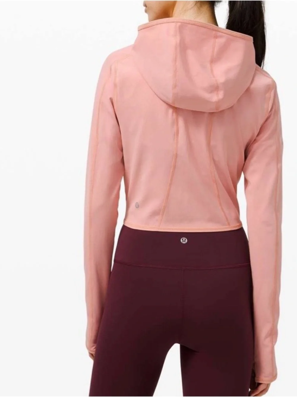 Lululemon Break a Trail 1/2 Zip Athletic Hoodie Long Sleeve Size 8 in Pink